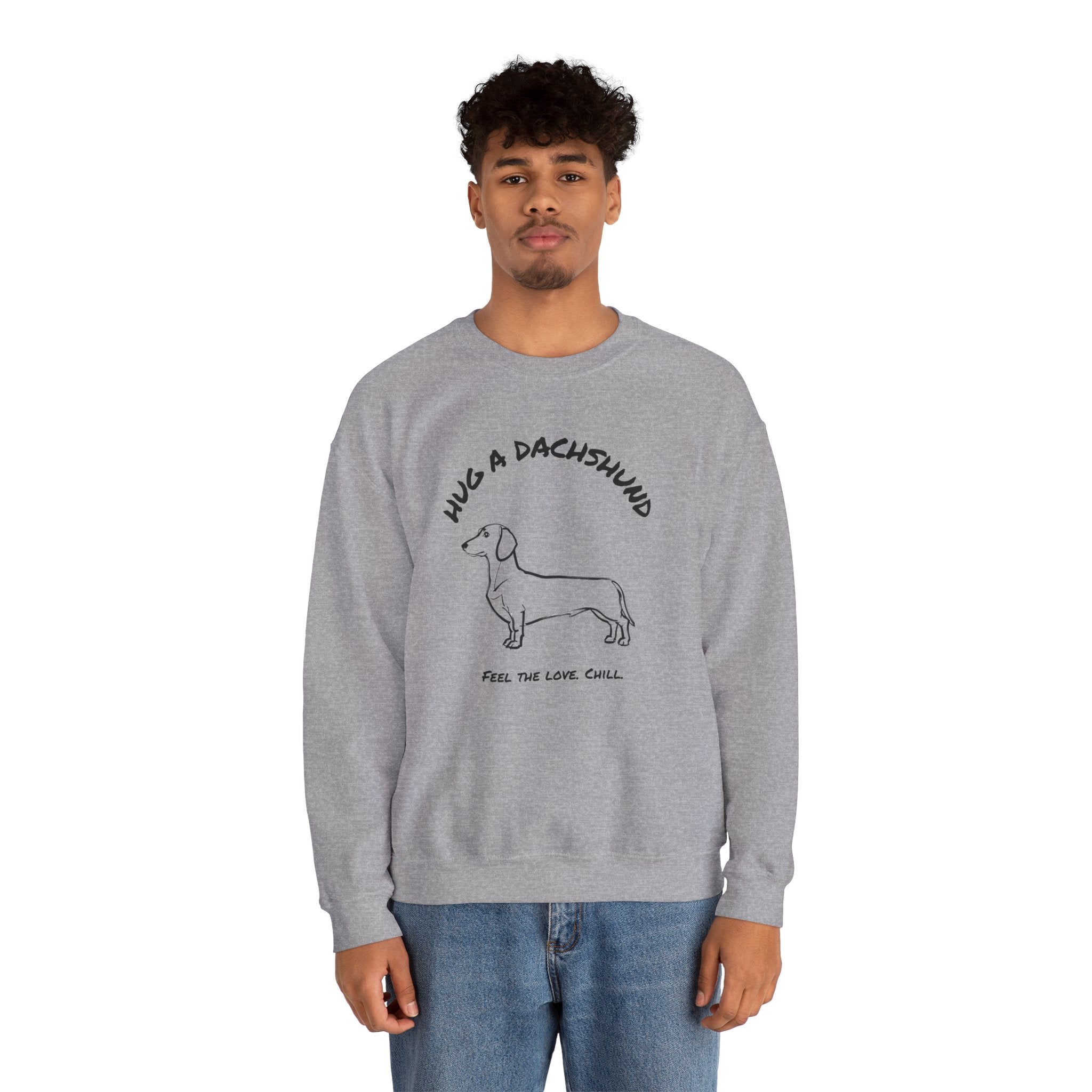 Dachshund Sweatshirt | Hug A Dachshund