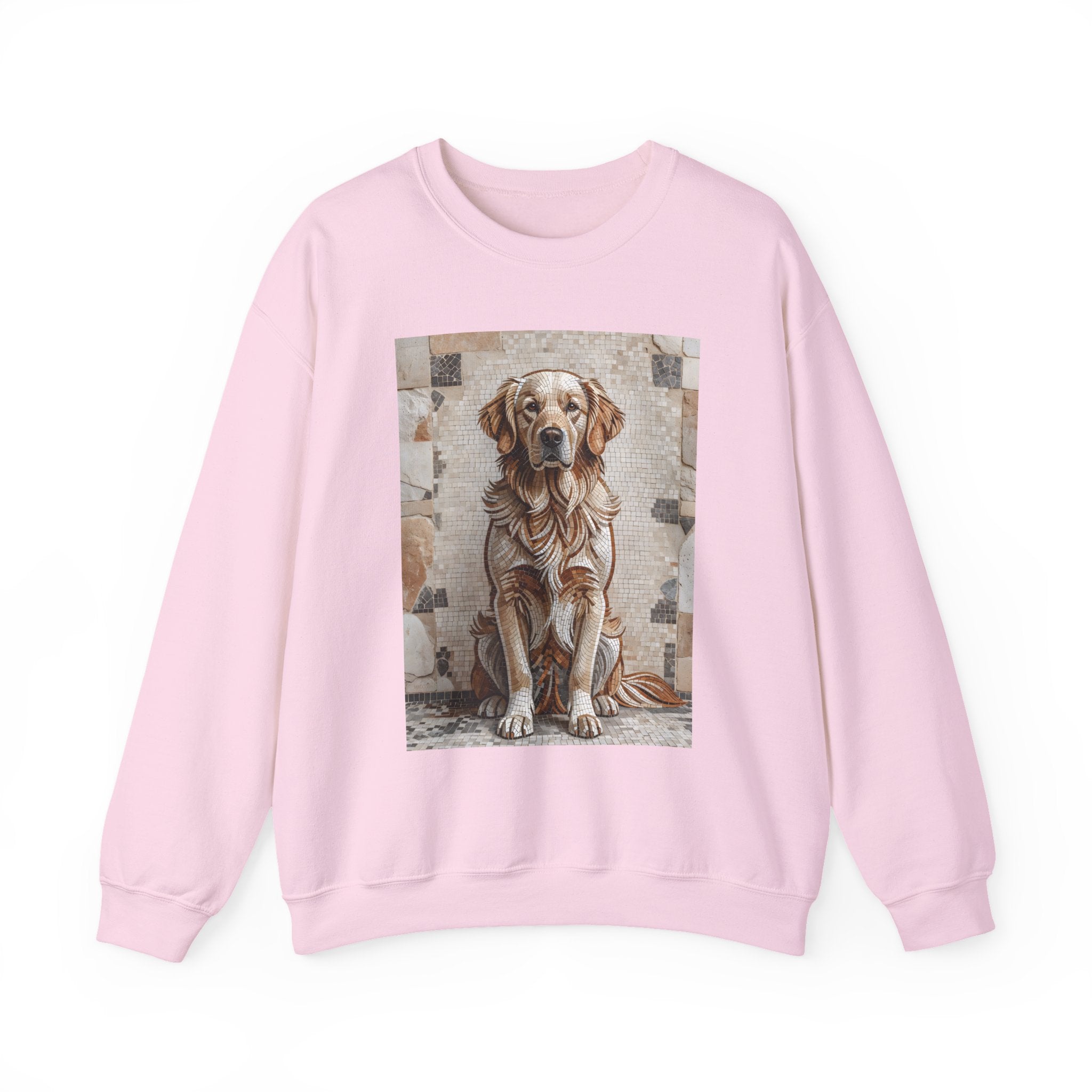 Golden Retriever Sweatshirt | Living Work of Art Collection | Mosaic Style