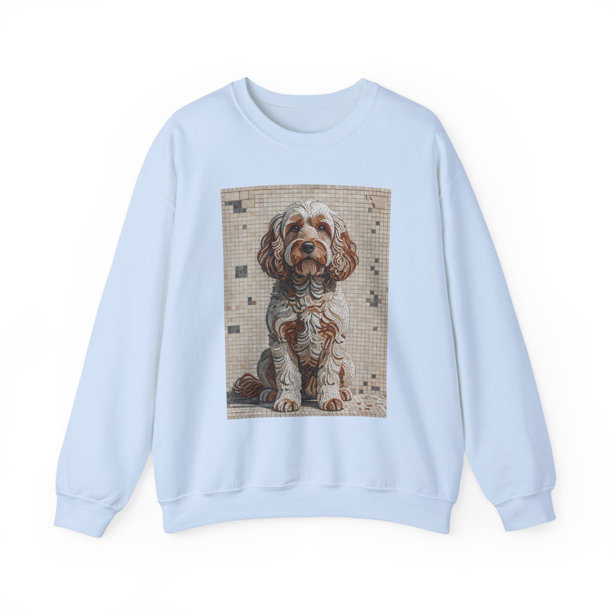Cockapoo Sweatshirt | Living Work of Art Collection | Mosaic Style