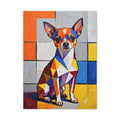 Chihuahua Canvas Wall Art | Living Work of Art Collection | Cubist Style Print
