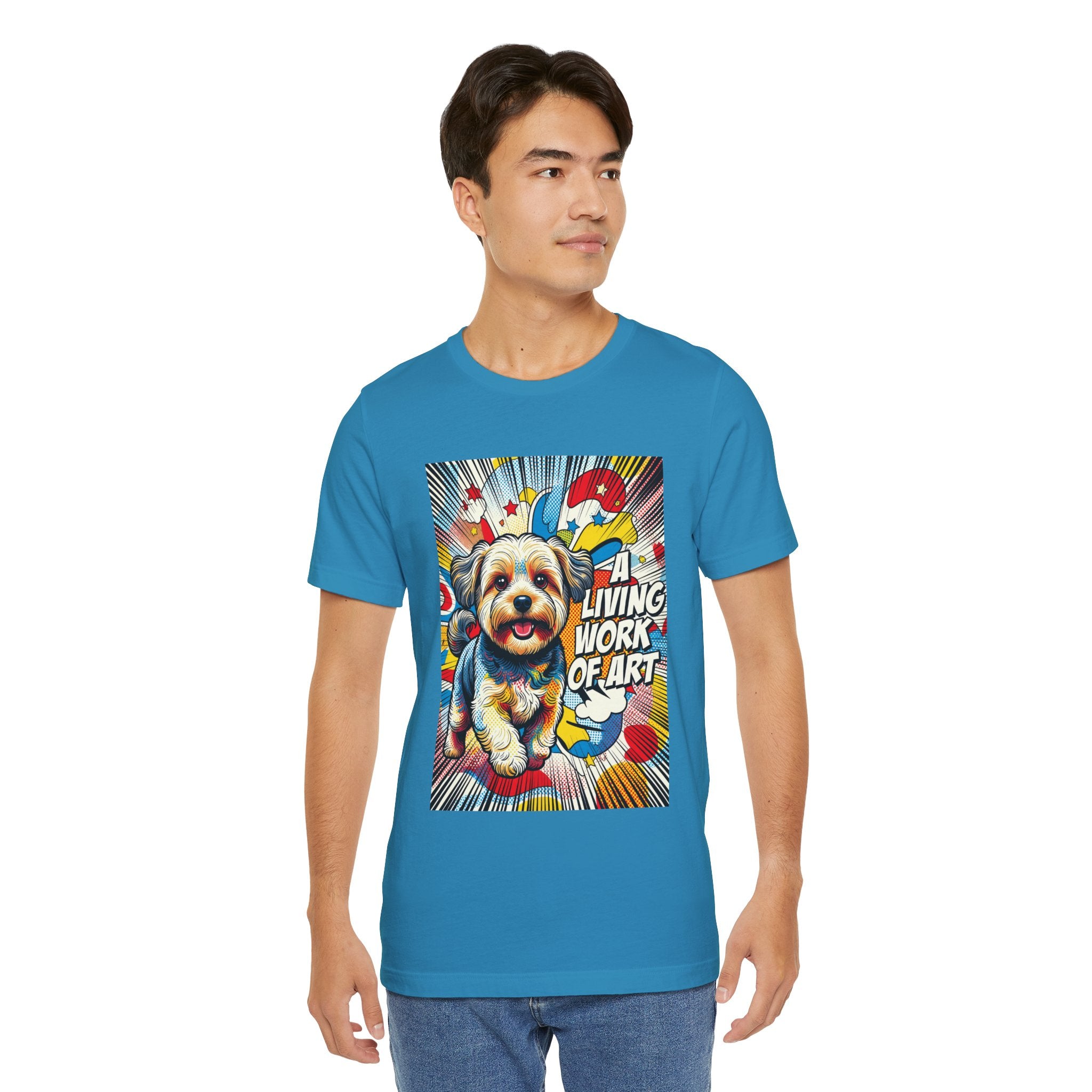 Yorkipoo T Shirt | Living Work of Art Collection | Pop Art