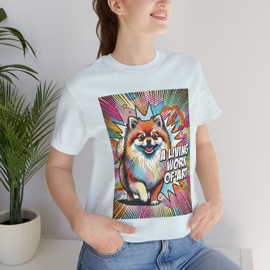 Pomeranien T Shirt | Living Work of Art Collection | Pop Art