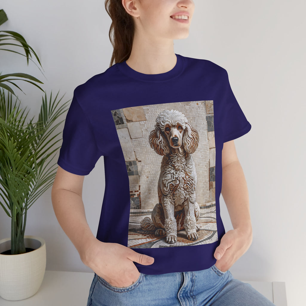 Poodle T Shirt | Living Work of Art Collection | Mosaic Style