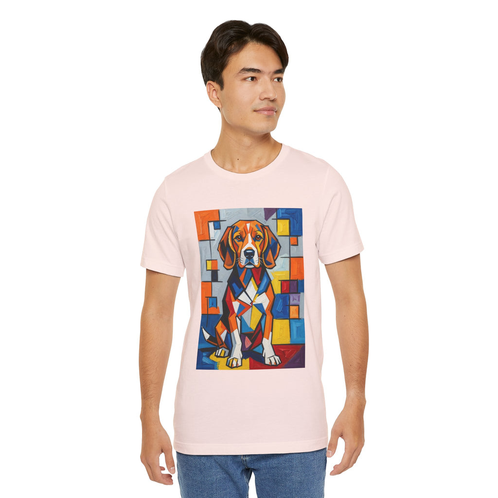 Beagle T Shirt | Living Work of Art Collection | Cubist Style