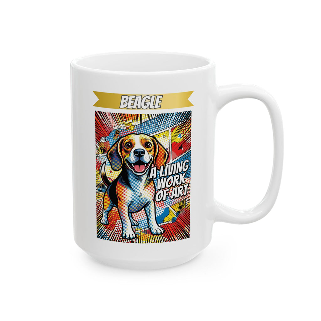 Beagle Coffee Mug | Living Work of Art Collection | Pop Art