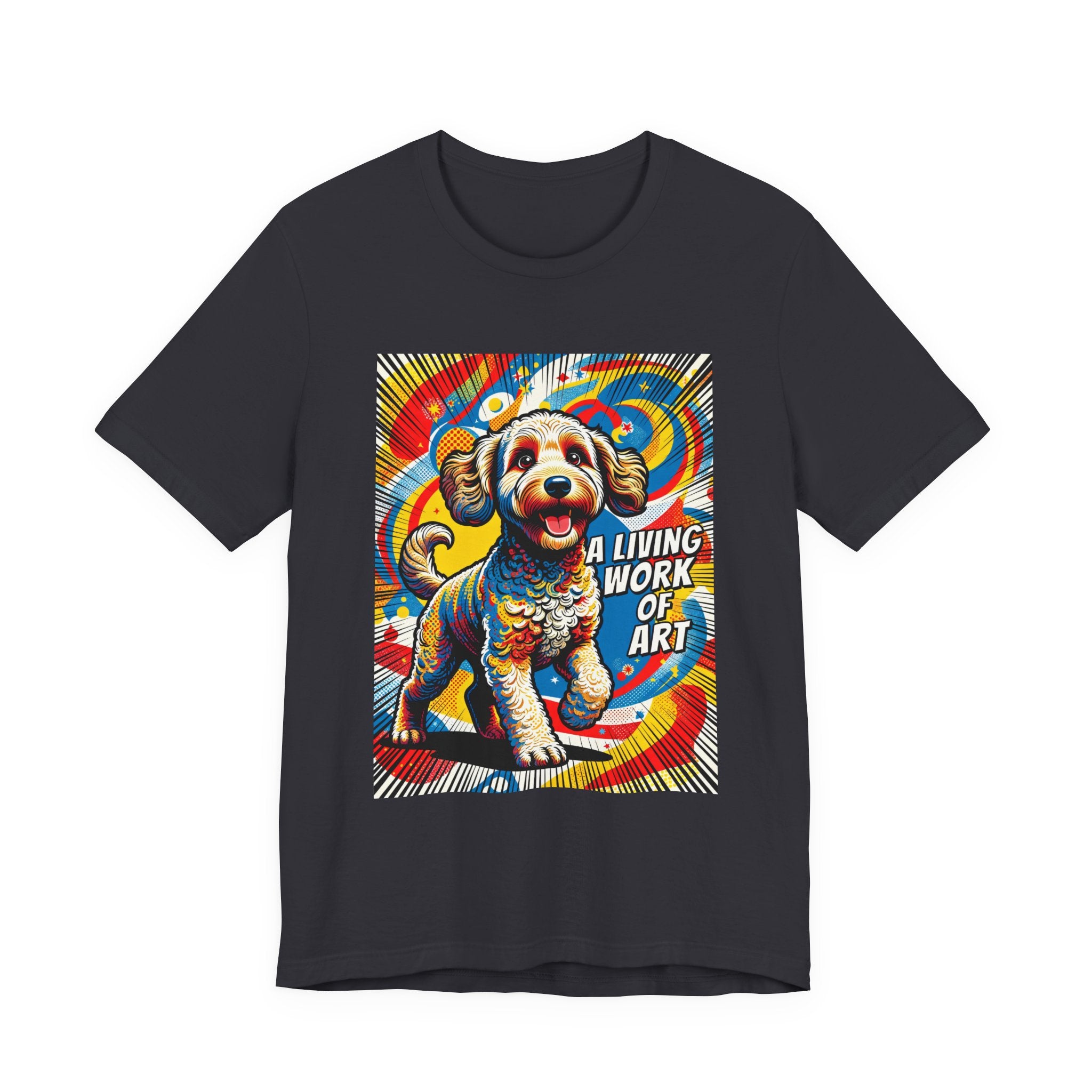 Labradoodle T Shirt | A Living Work of Art Collection | Pop Art