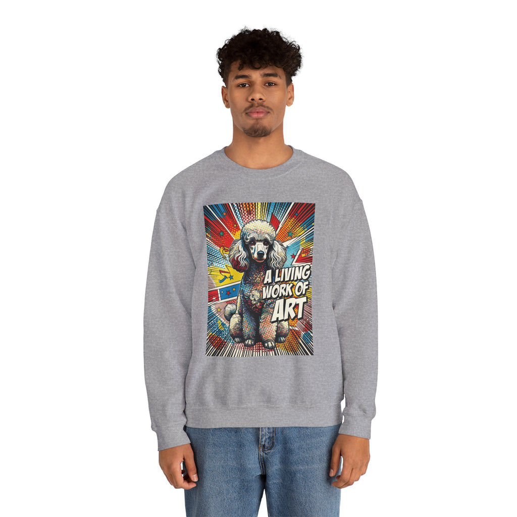 Poodle Sweatshirt | Living Work of Art Collection | Pop Art