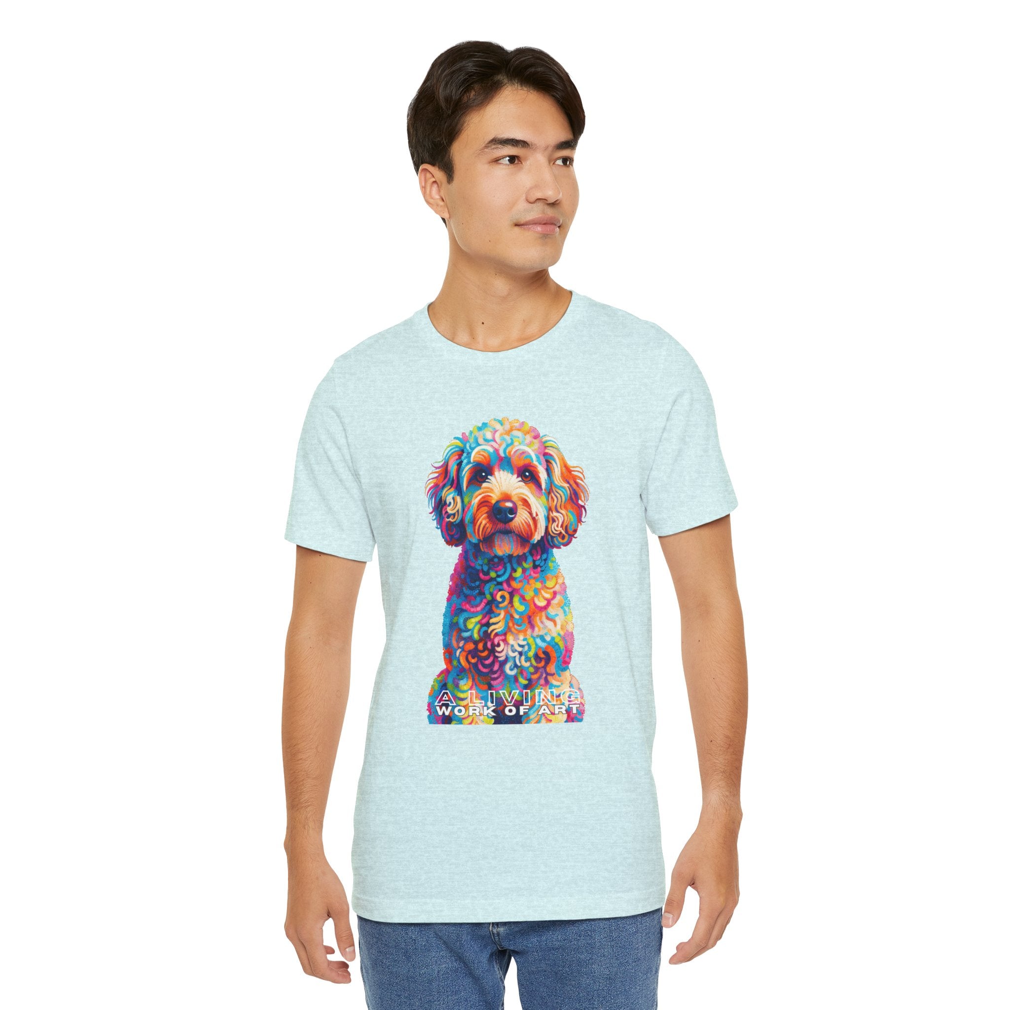 Schnoodle T Shirt | Living Work of Art Collection | Pointillism Style
