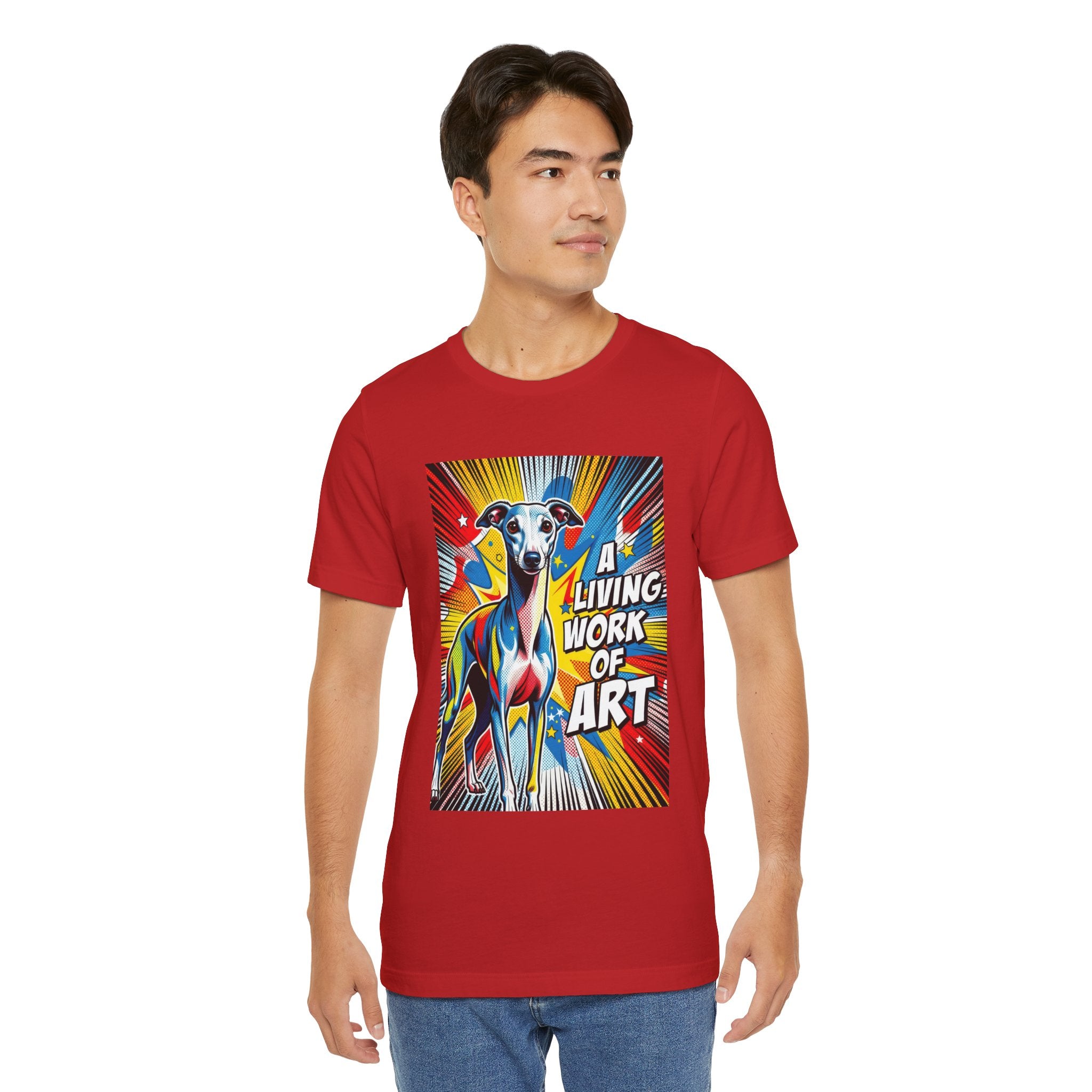 Italian Greyhound T Shirt | Living Work of Art Collection | Pop Art