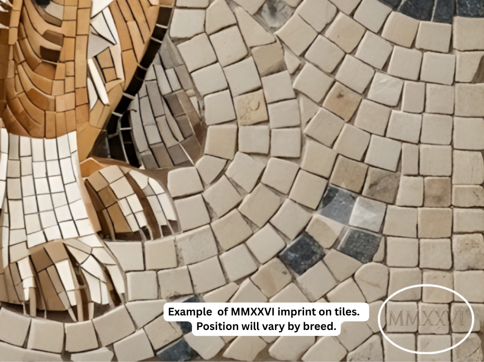 Dachshund Canvas Wall Art | Living Work of Art Collection | Mosaic Style Print