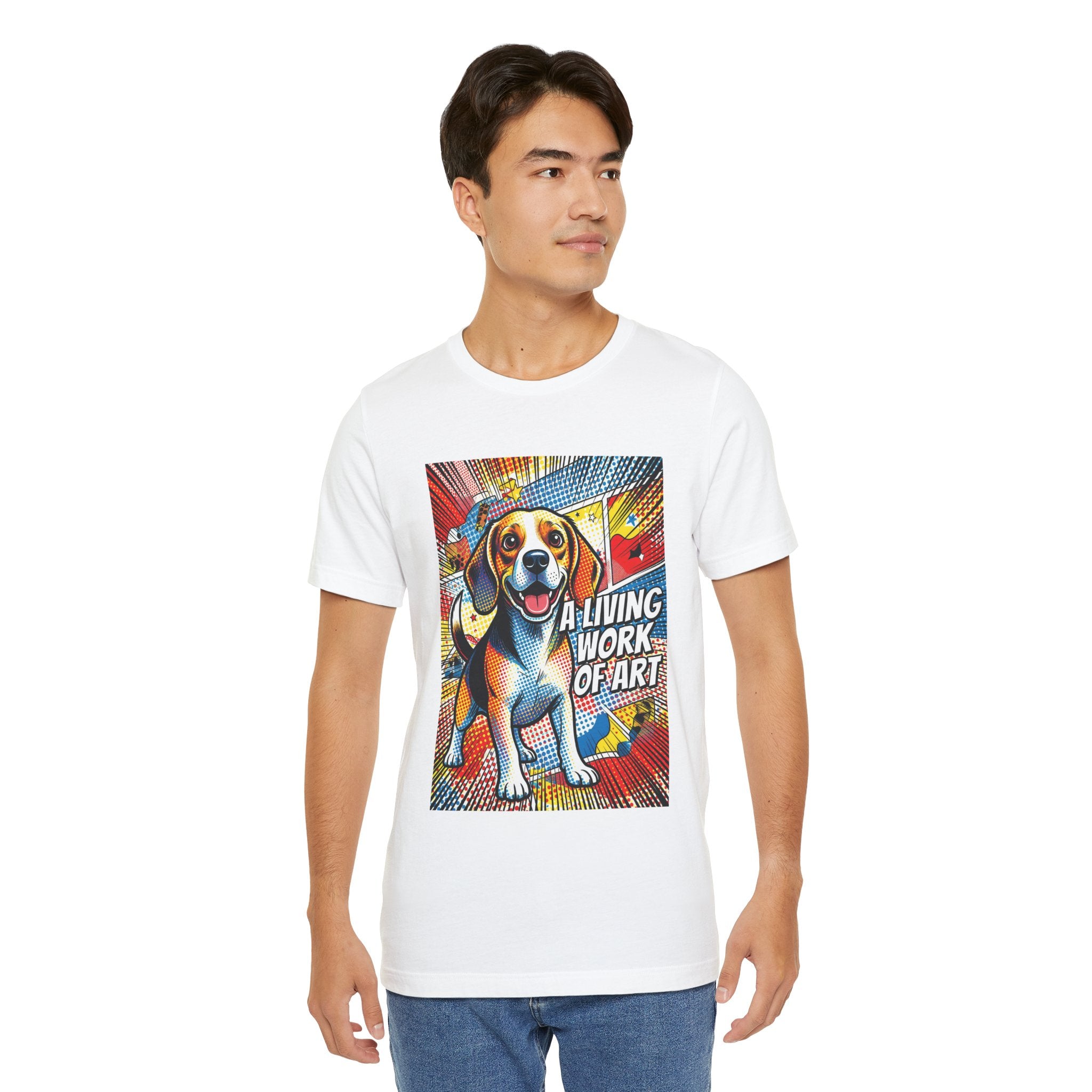 Beagle T Shirt | Living Work of Art Collection | Pop Art