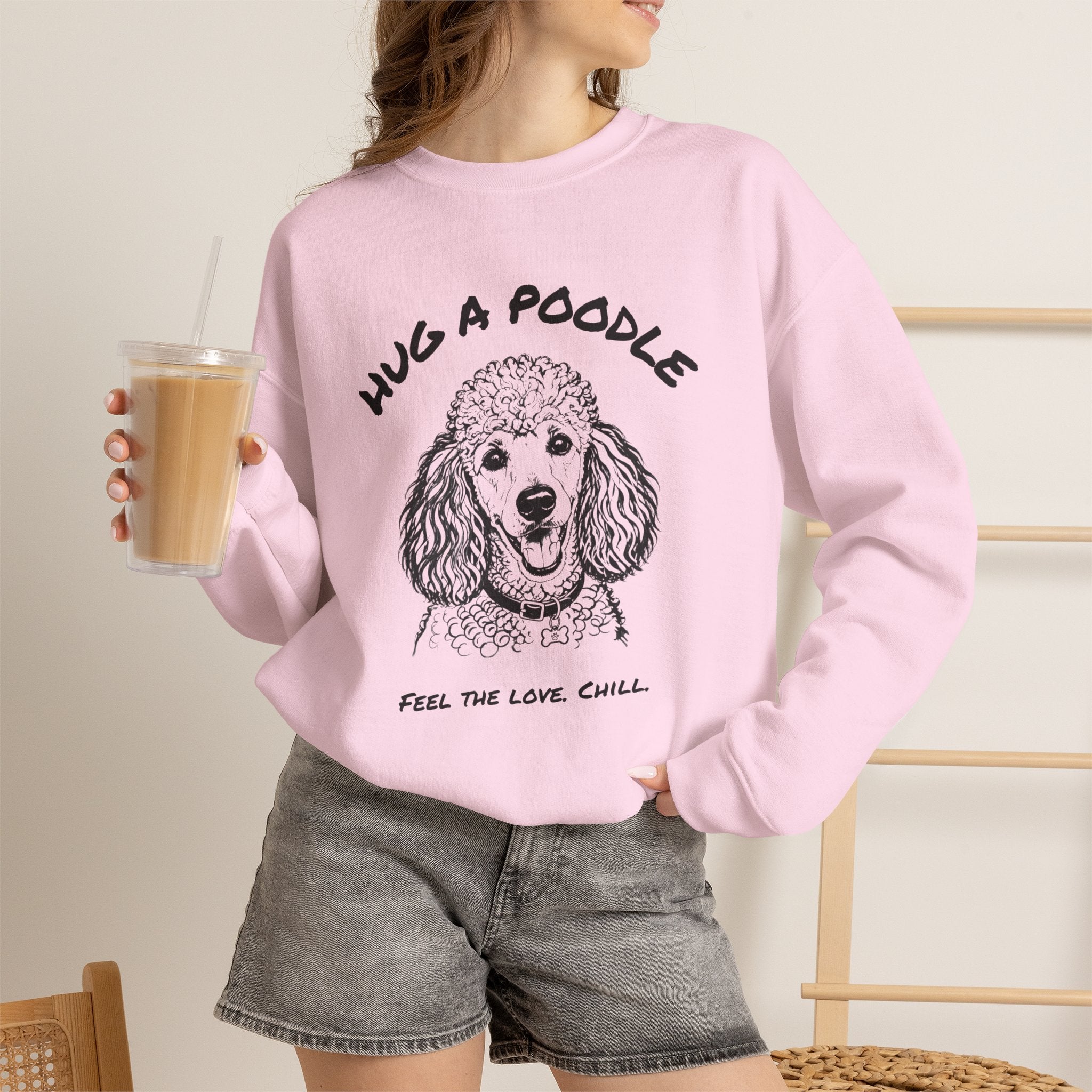 Poodle Sweatshirt | Hug A Poodle