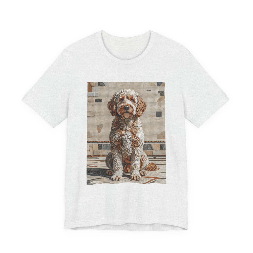 Labradoodle T Shirt | Living Work of Art Collection | Mosaic Style