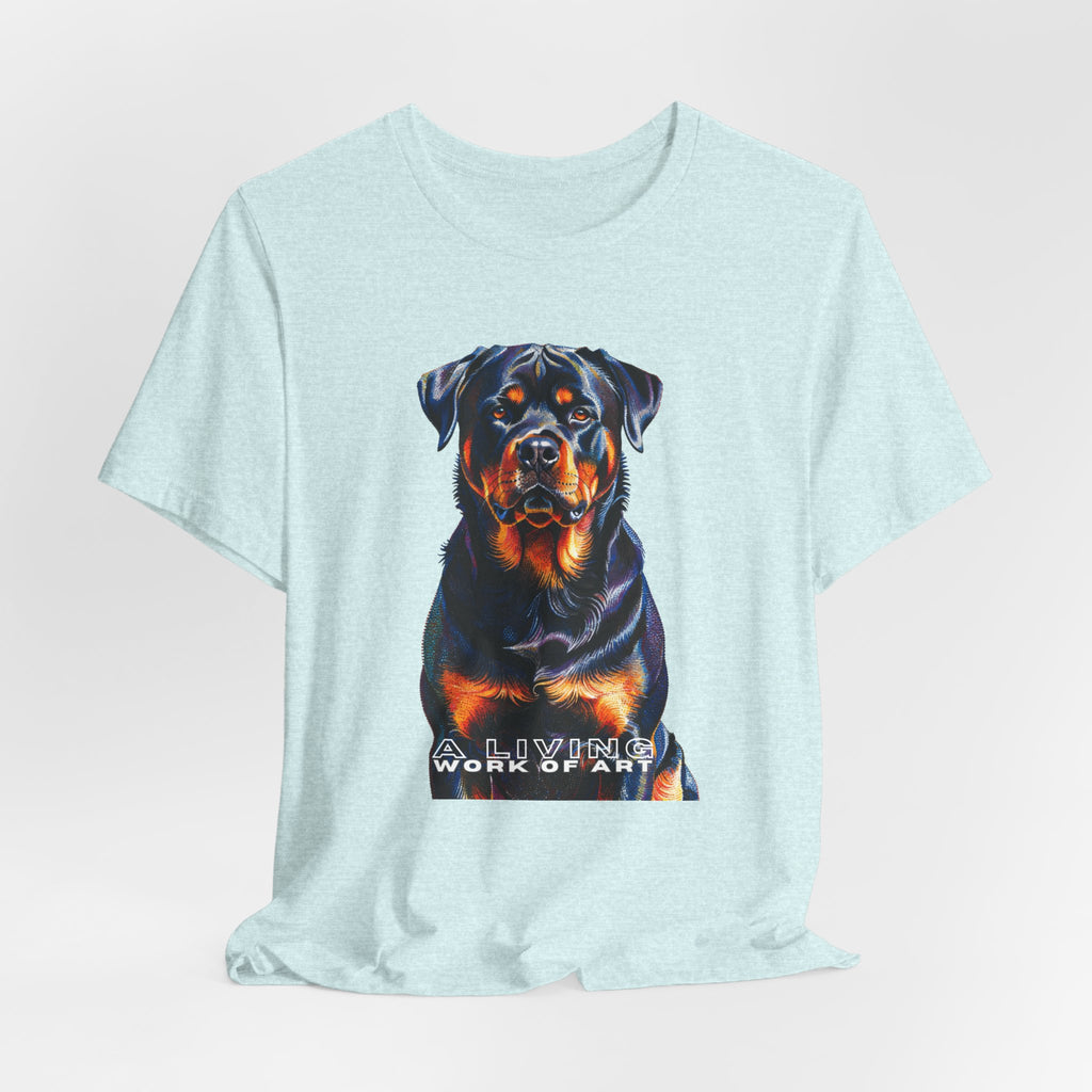 Rottweiler T Shirt | Living Work of Art Collection | Pointillism Style