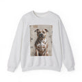 Staffordshire Bull Terrier Sweatshirt | Living Work of Art Collection | Mosaic Style