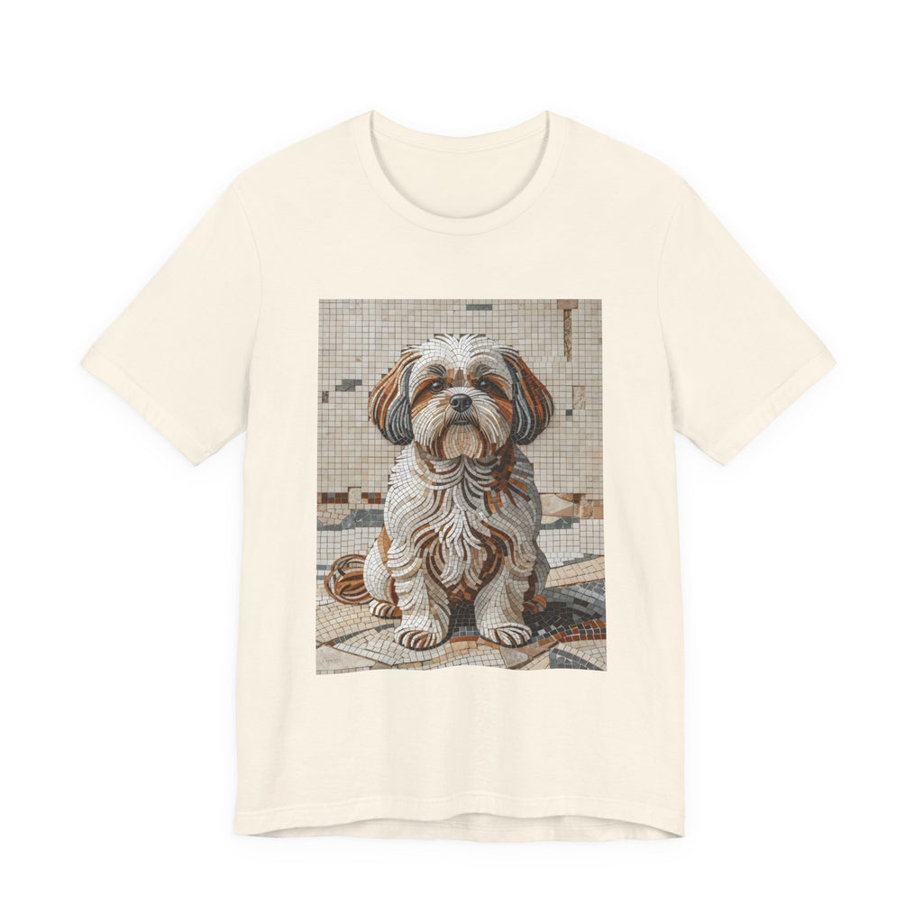 Shih Tzu T Shirt | Living Work of Art Collection | Mosaic Style