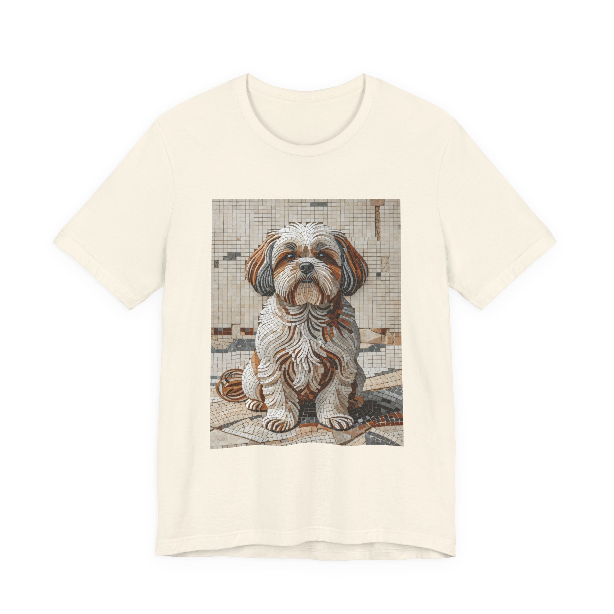 Shih Tzu T Shirt | Living Work of Art Collection | Mosaic Style