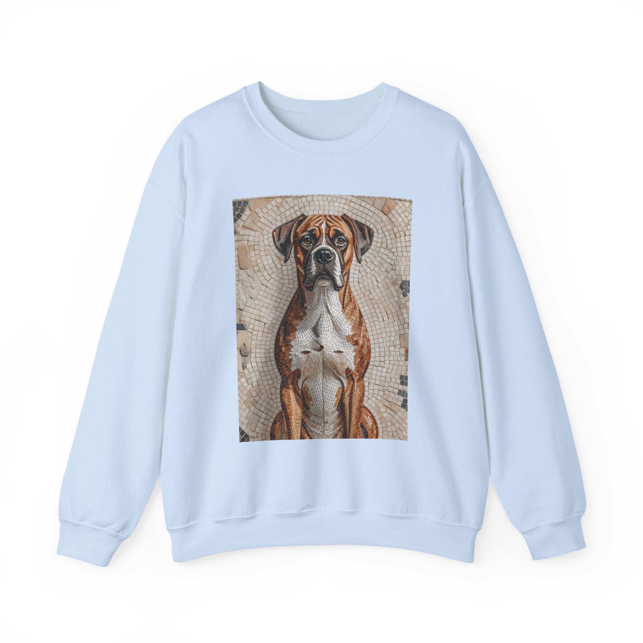 Boxer Sweatshirt | Living Work of Art Collection | Mosaic Style