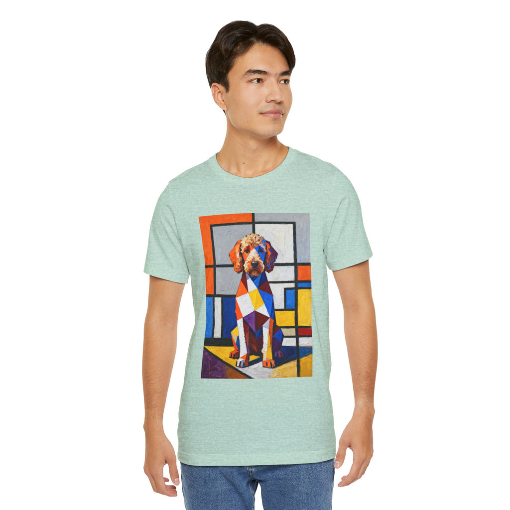 Labradoodle T Shirt | Living Work of Art Collection | Cubist Style