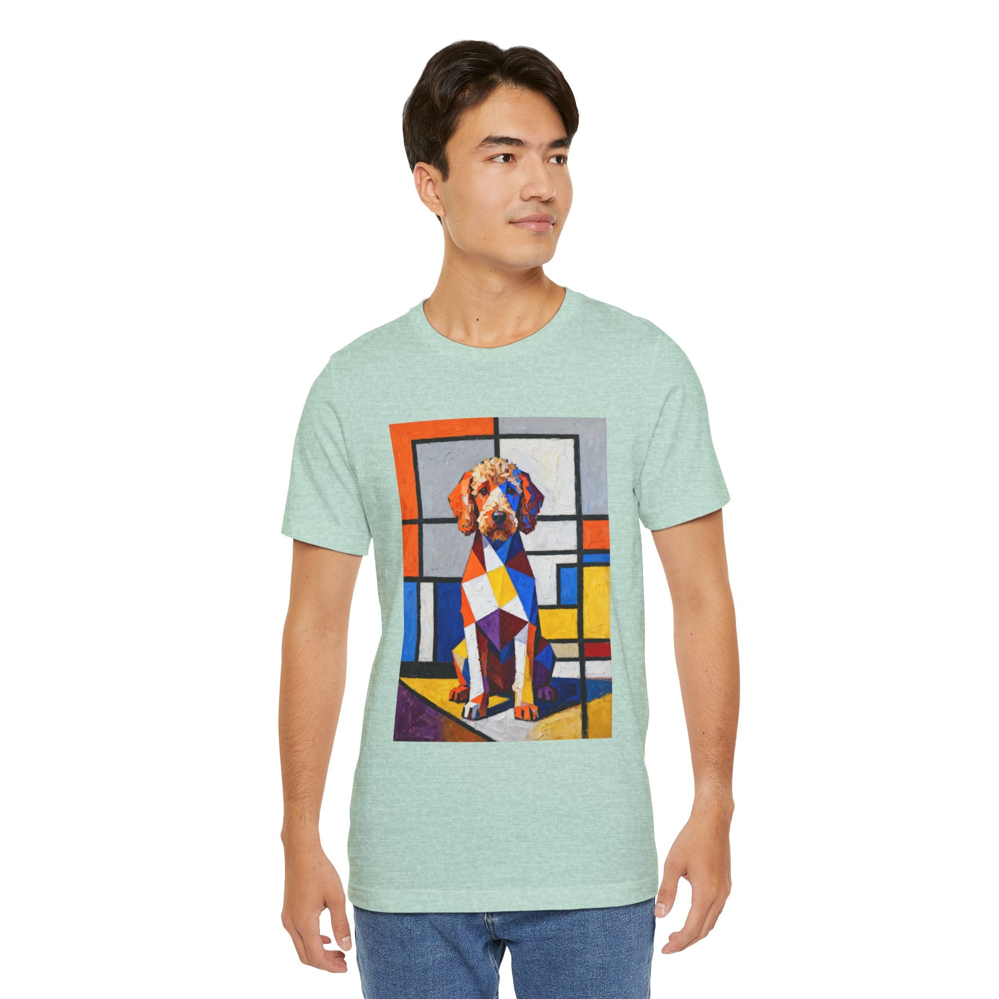 Labradoodle T Shirt | Living Work of Art Collection | Cubist Style