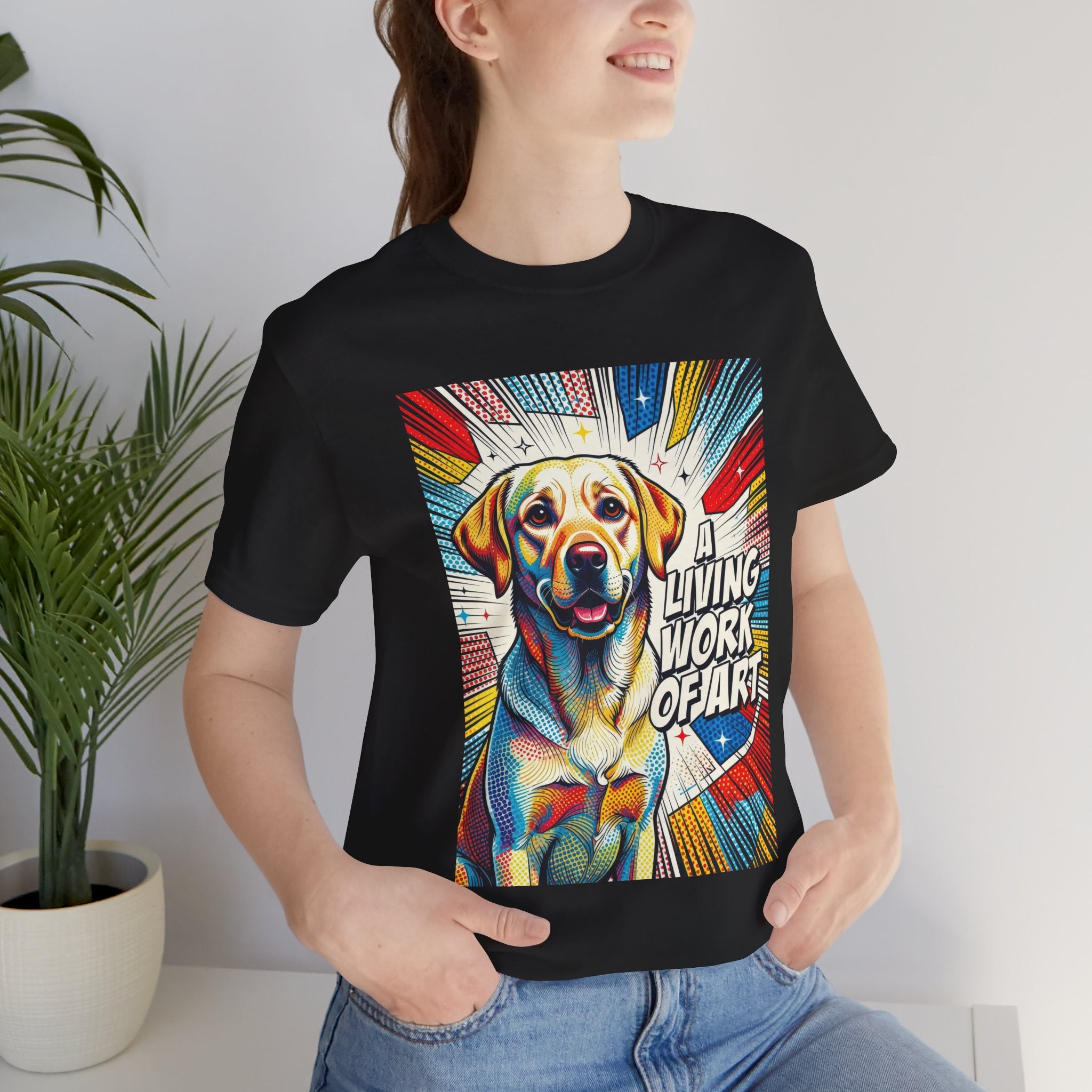 Labrador Retriever T Shirt | A Living Work of Art Collection | Pop Art
