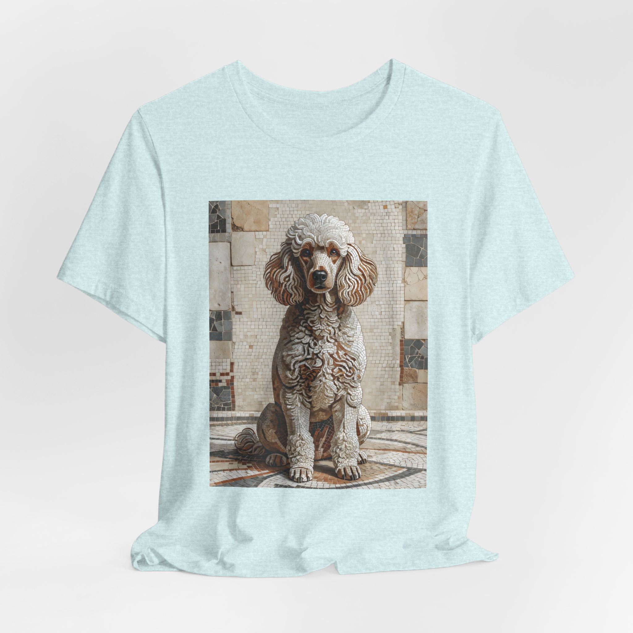 Poodle T Shirt | Living Work of Art Collection | Mosaic Style