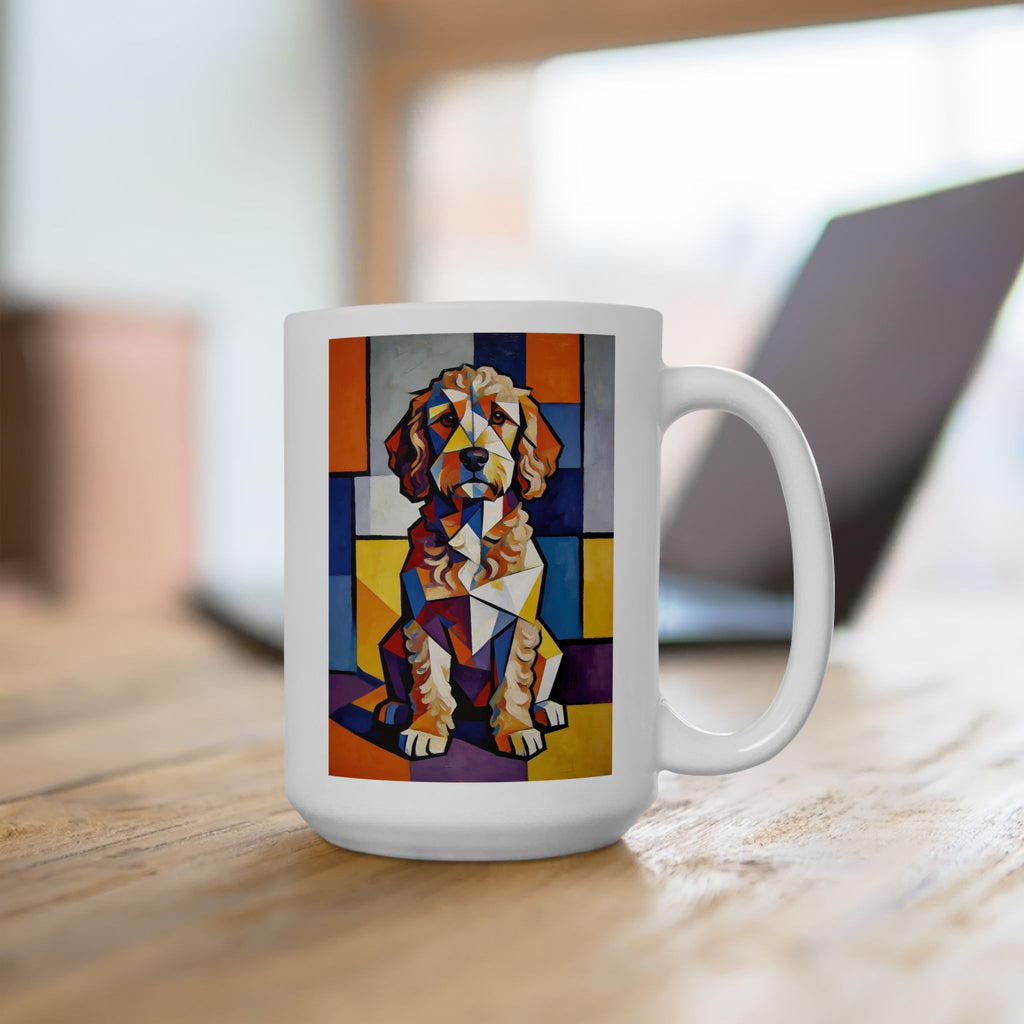 Cockapoo Mug | Living Work of Art Collection | Cubist Style