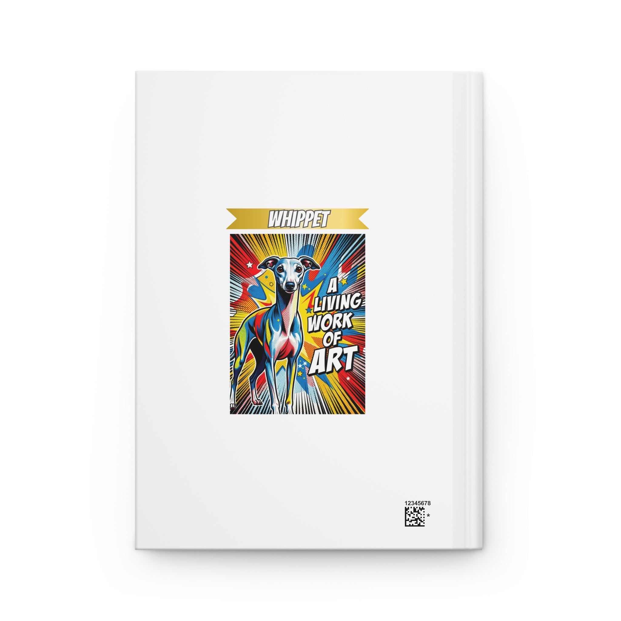 Whippet Notebook | Living Work of Art Collection | Pop Art