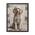 Poodle Canvas Wall Art | Living Work of Art Collection | Mosaic Style Print