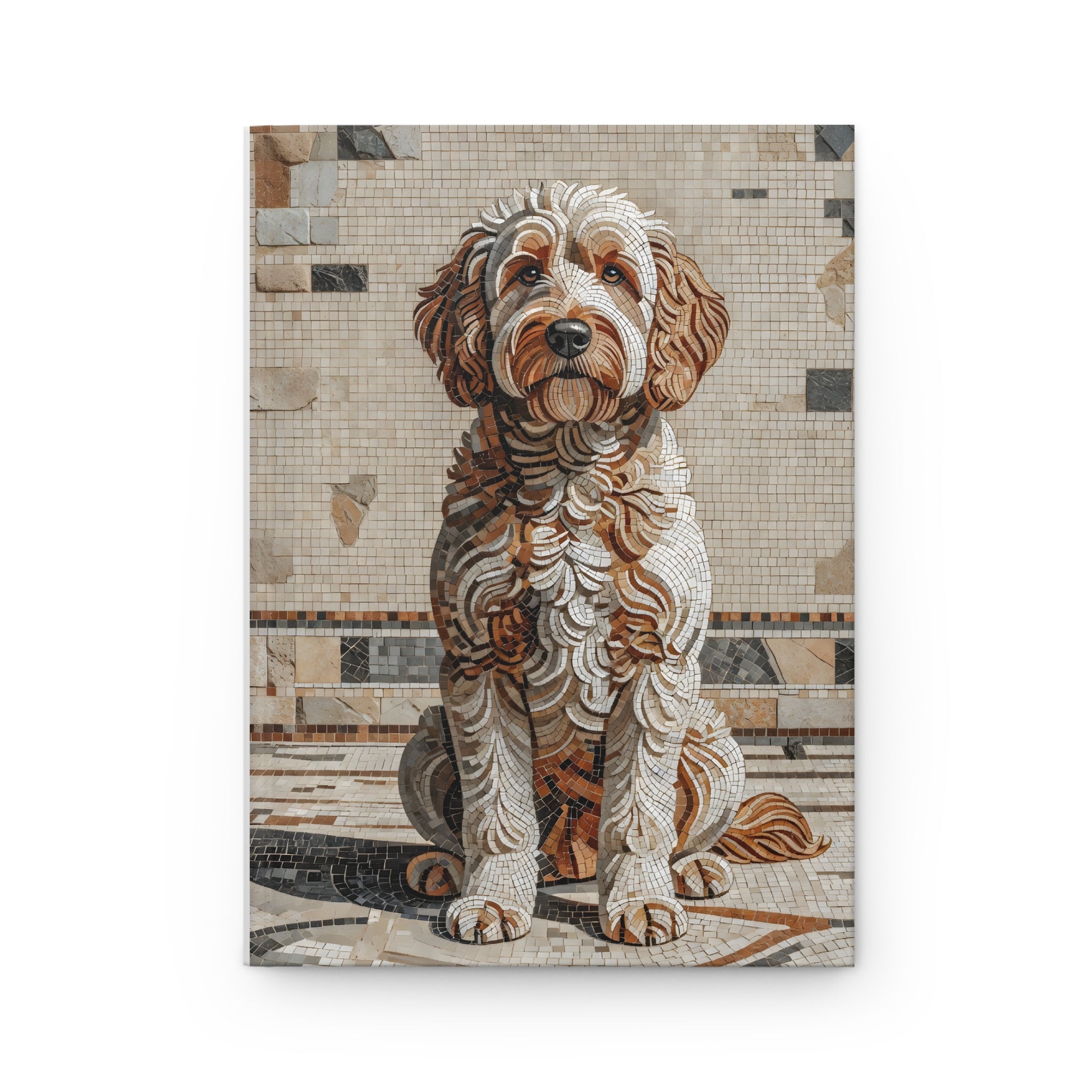 Labradoodle Notebook | Living Work of Art Collection | Mosaic Style