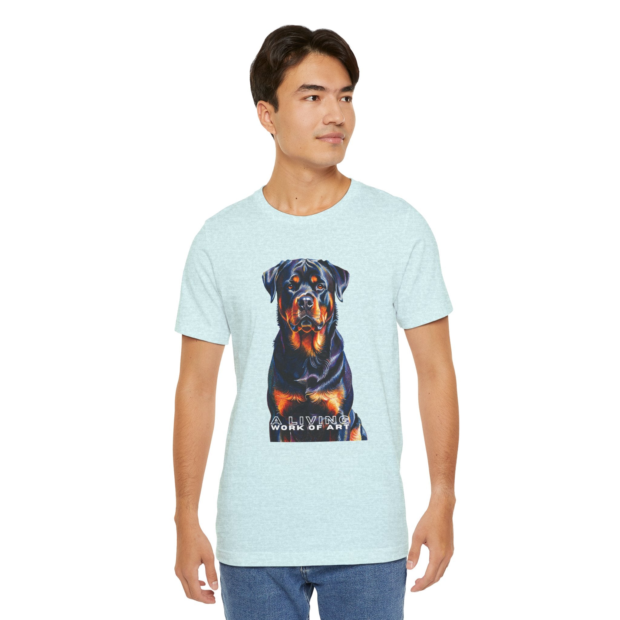 Rottweiler T Shirt | Living Work of Art Collection | Pointillism Style