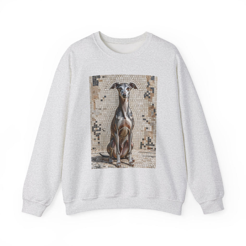 Italian Greyhound Sweatshirt | Living Work of Art Collection | Mosaic Style