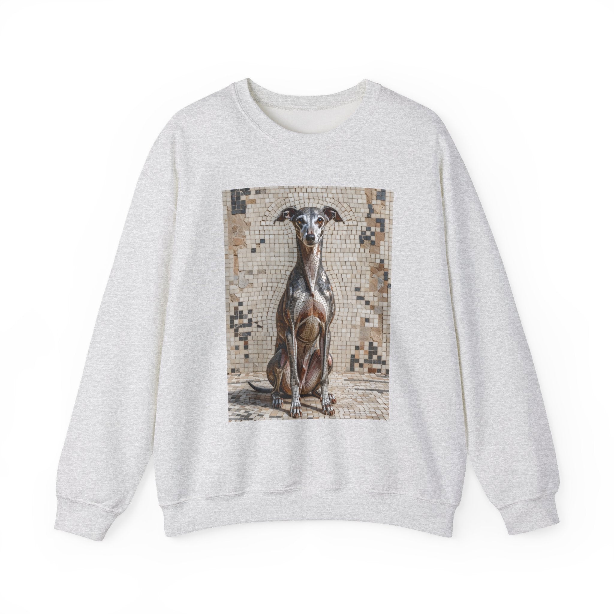 Italian Greyhound Sweatshirt | Living Work of Art Collection | Mosaic Style