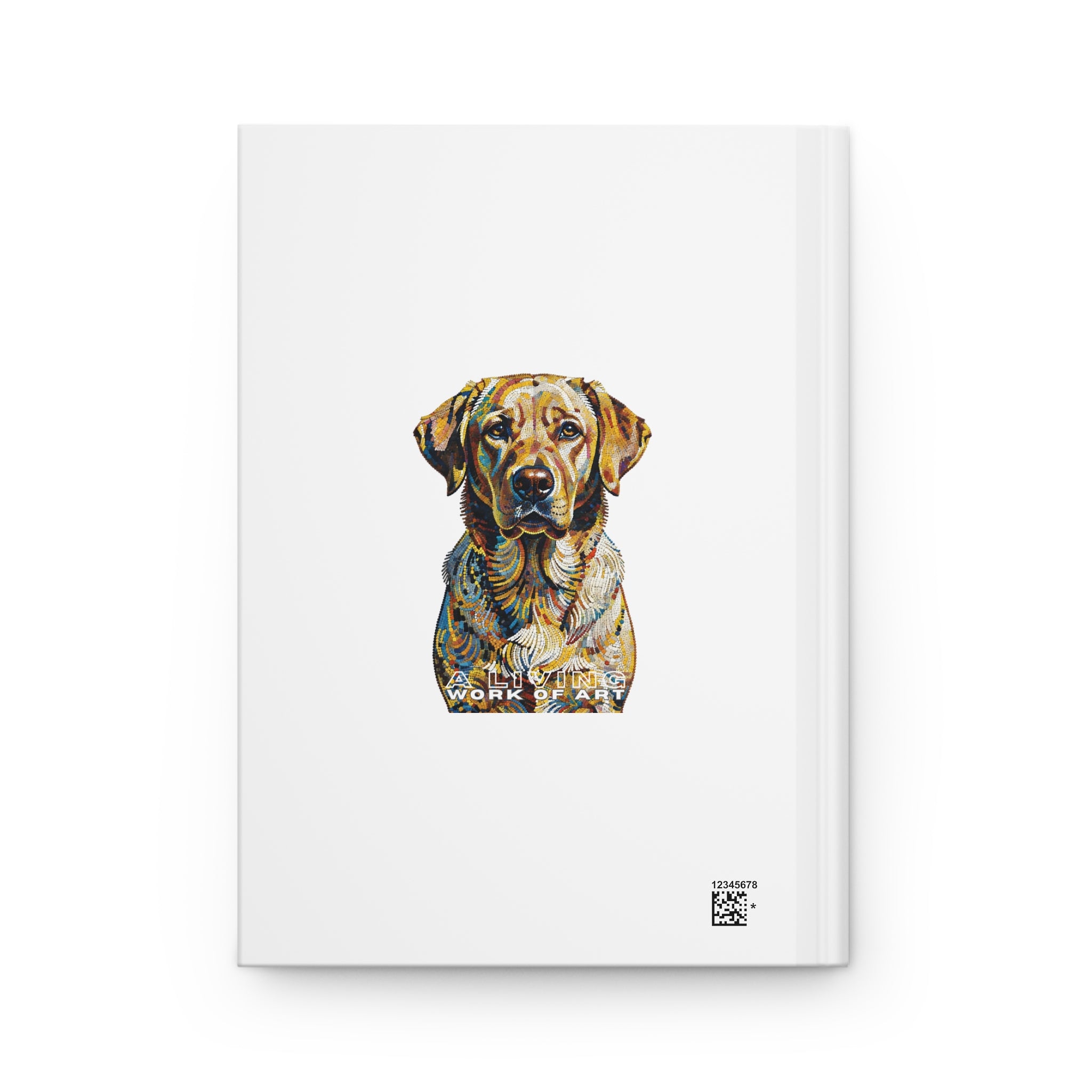 Labrador Retriever Notebook | Living Work of Art Collection | Pointillism Style