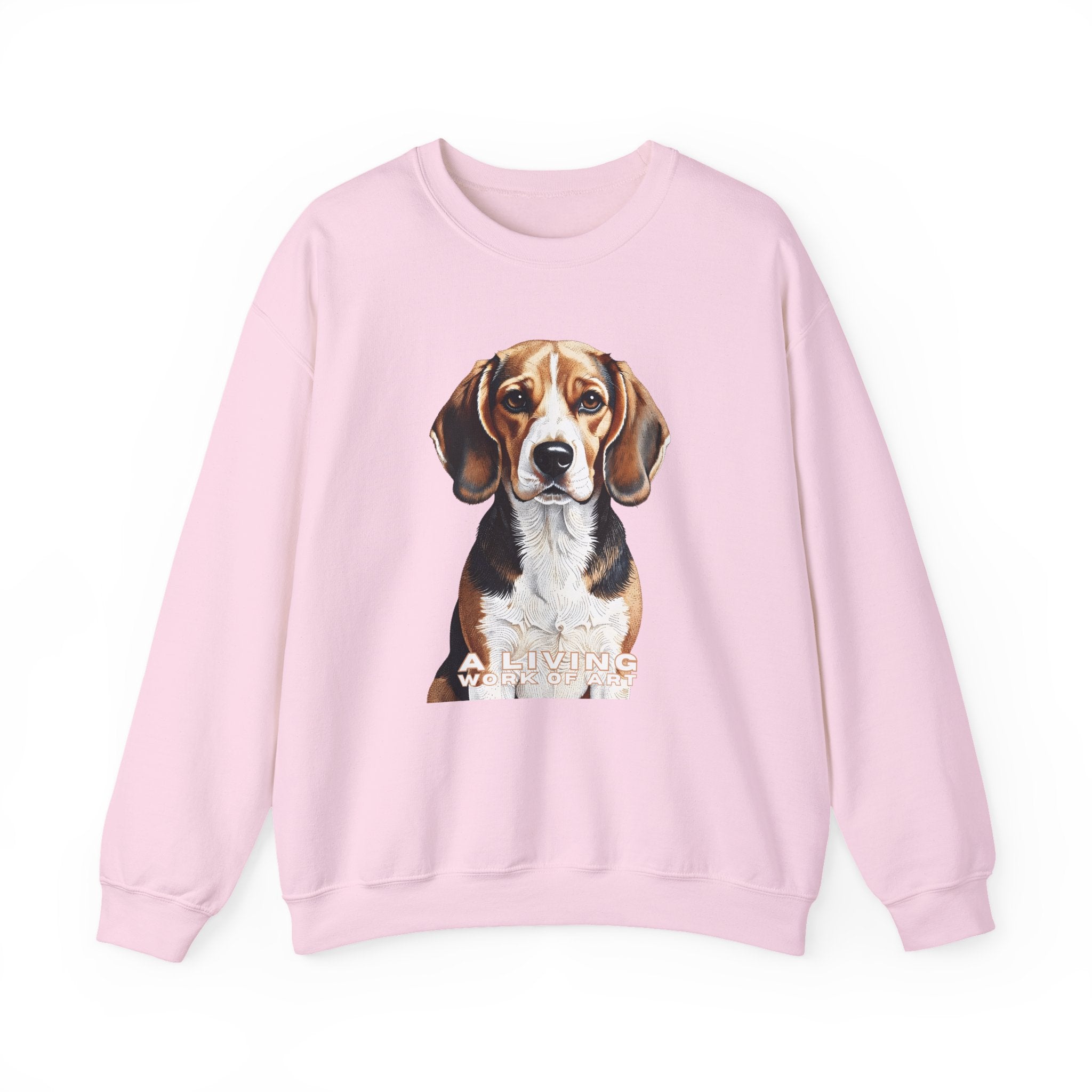 Beagle Sweatshirt | Living Work of Art Collection | Pointillism Style