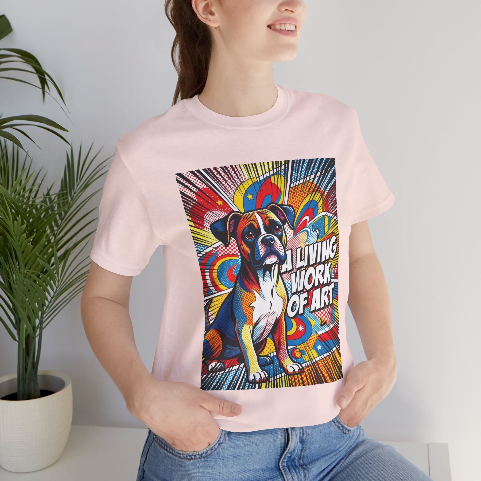 Boxer T Shirt | Living Work of Art Collection | Pop Art