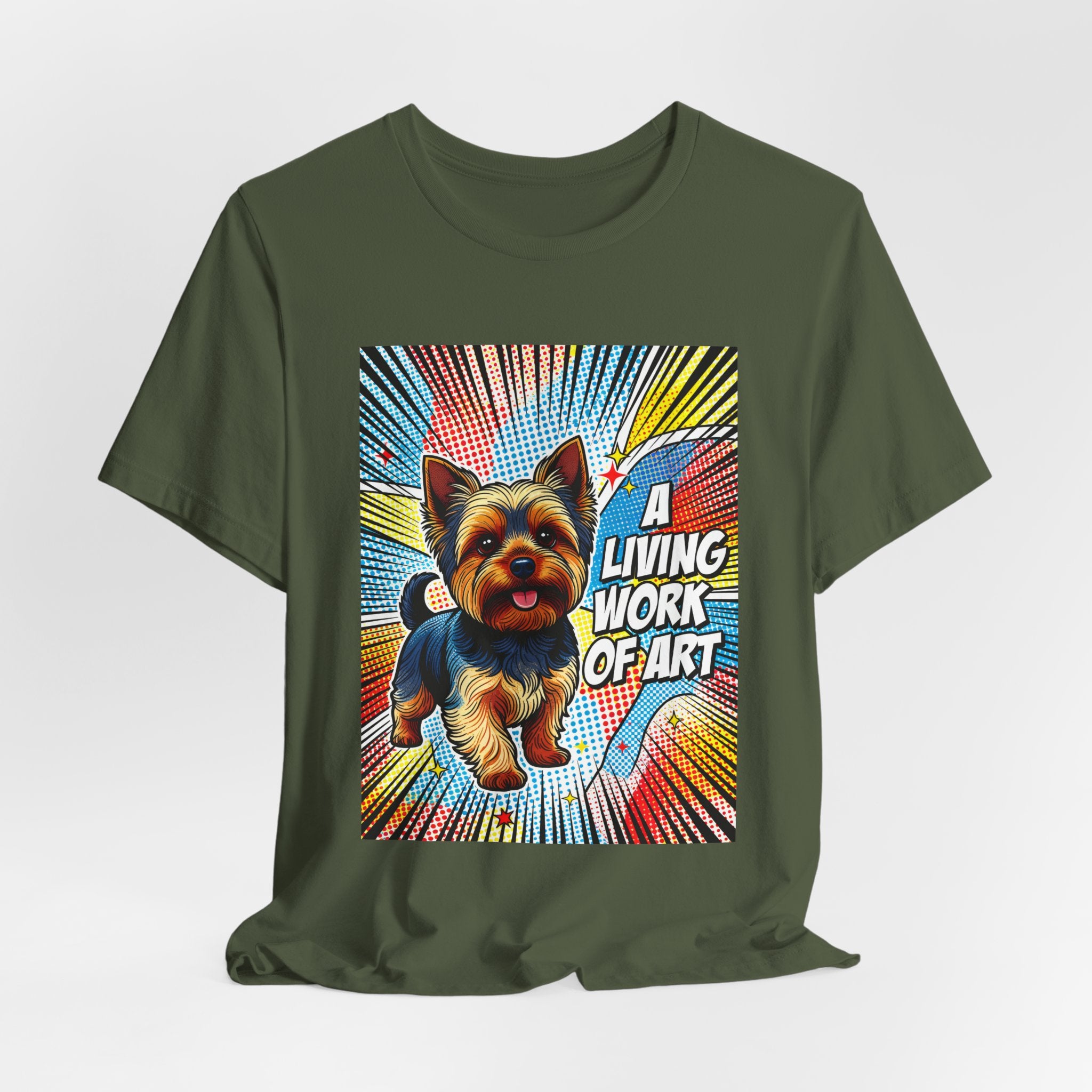 Yorkshire Terrier T Shirt | Living Work of Art Collection | Pop Art