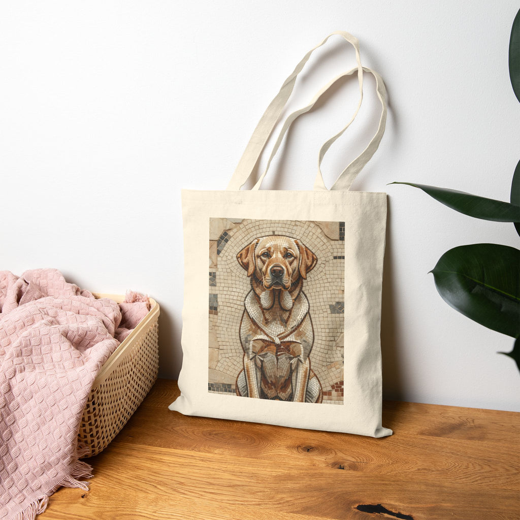 Labrador Retriever Tote Bag | Living Work of Art Collection | Mosaic Style