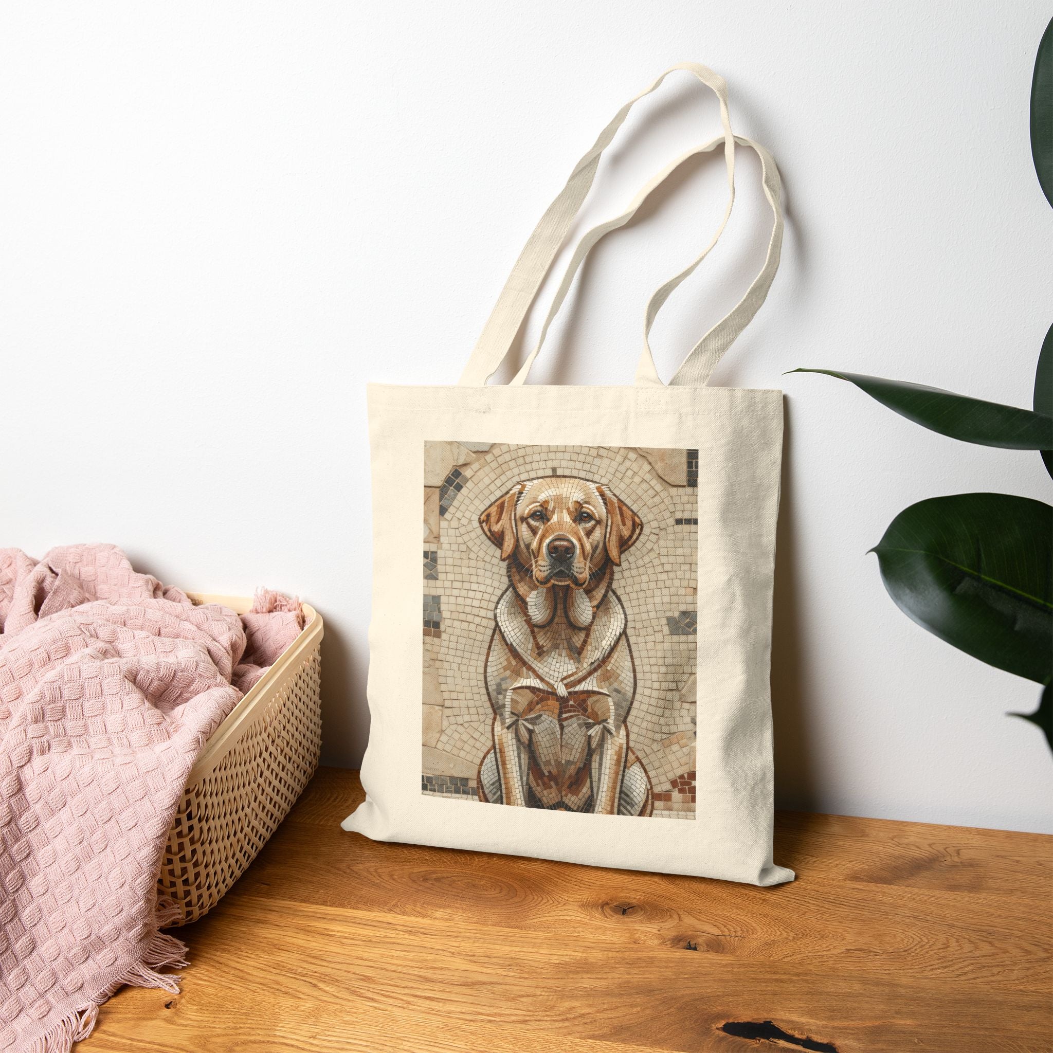 Labrador Retriever Tote Bag | Living Work of Art Collection | Mosaic Style