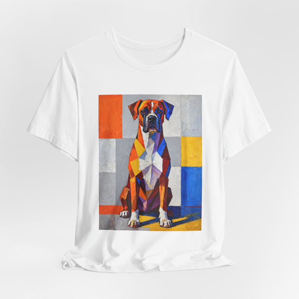 Boxer T Shirt | Living Work of Art Collection | Cubist Style