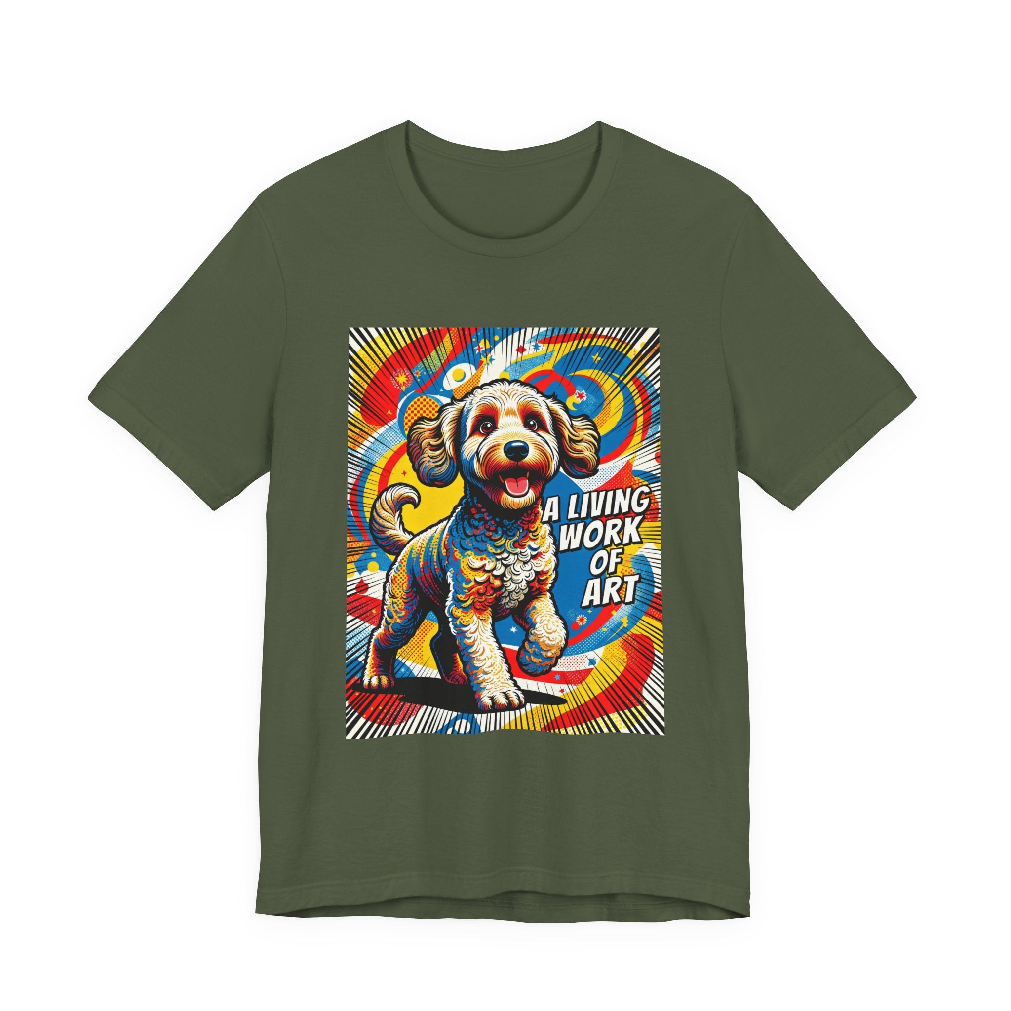 Labradoodle T Shirt | A Living Work of Art Collection | Pop Art
