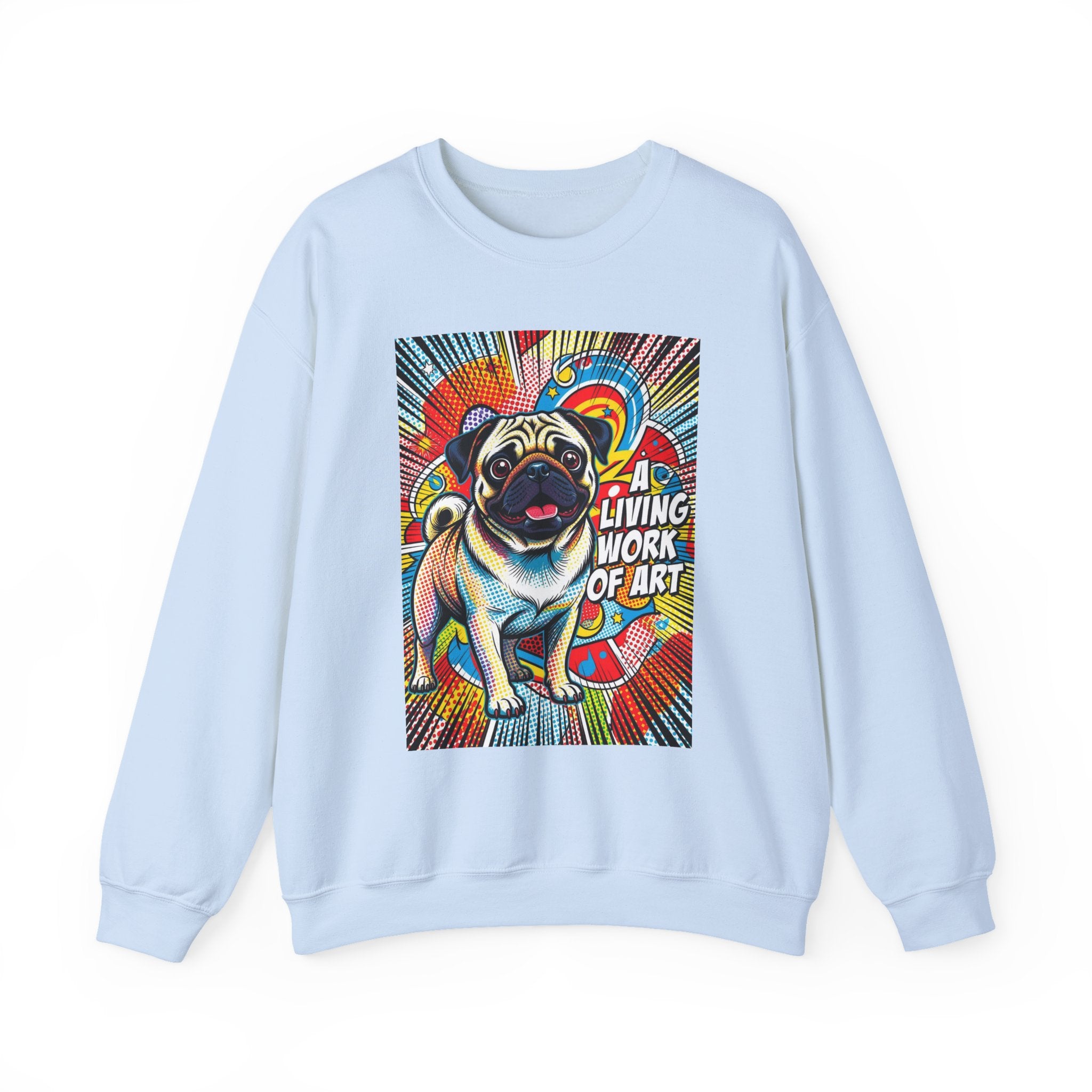 Pug Sweatshirt | Living Work of Art Collection | Pop Art