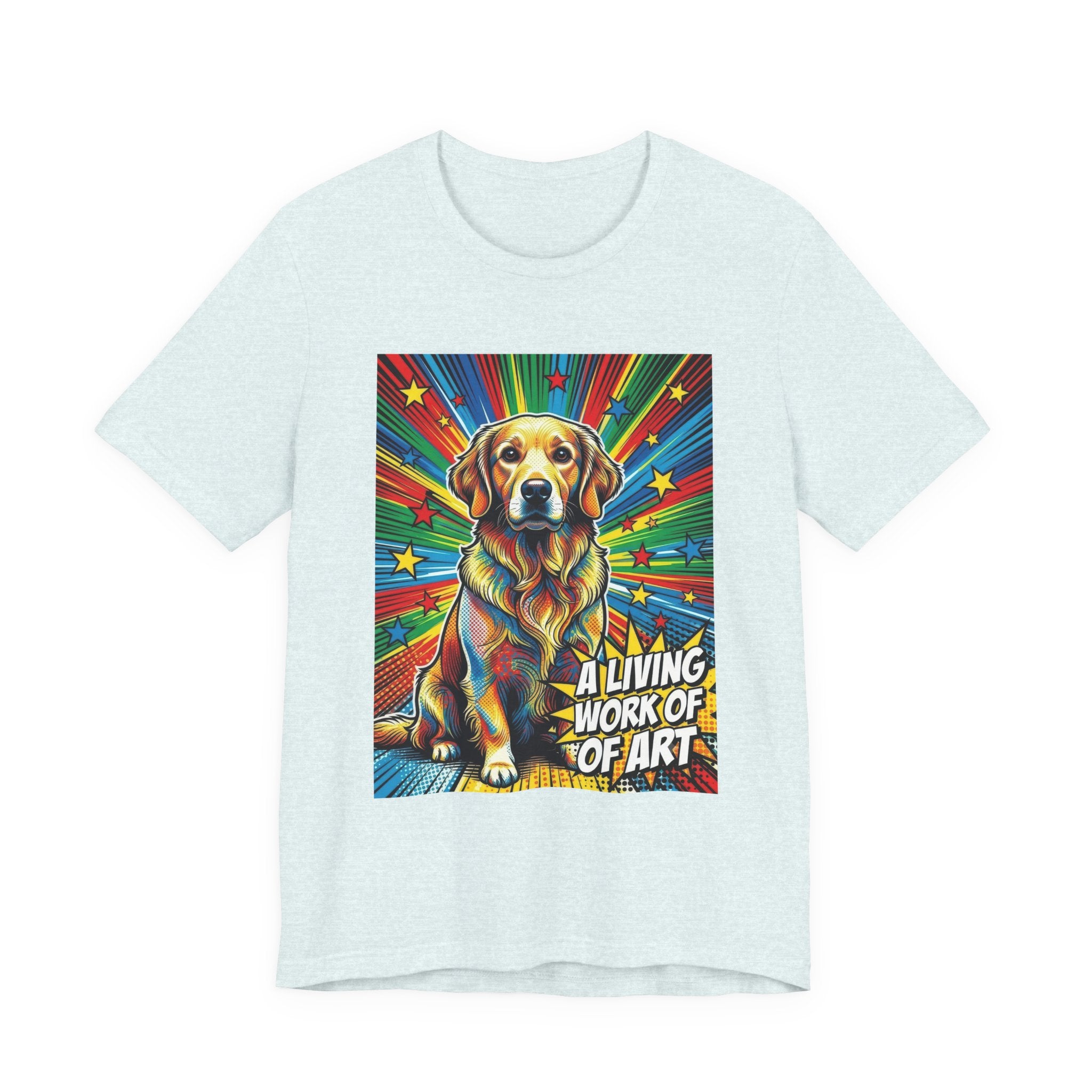 Golden Retriever T Shirt | Living Work of Art Collection | Pop Art