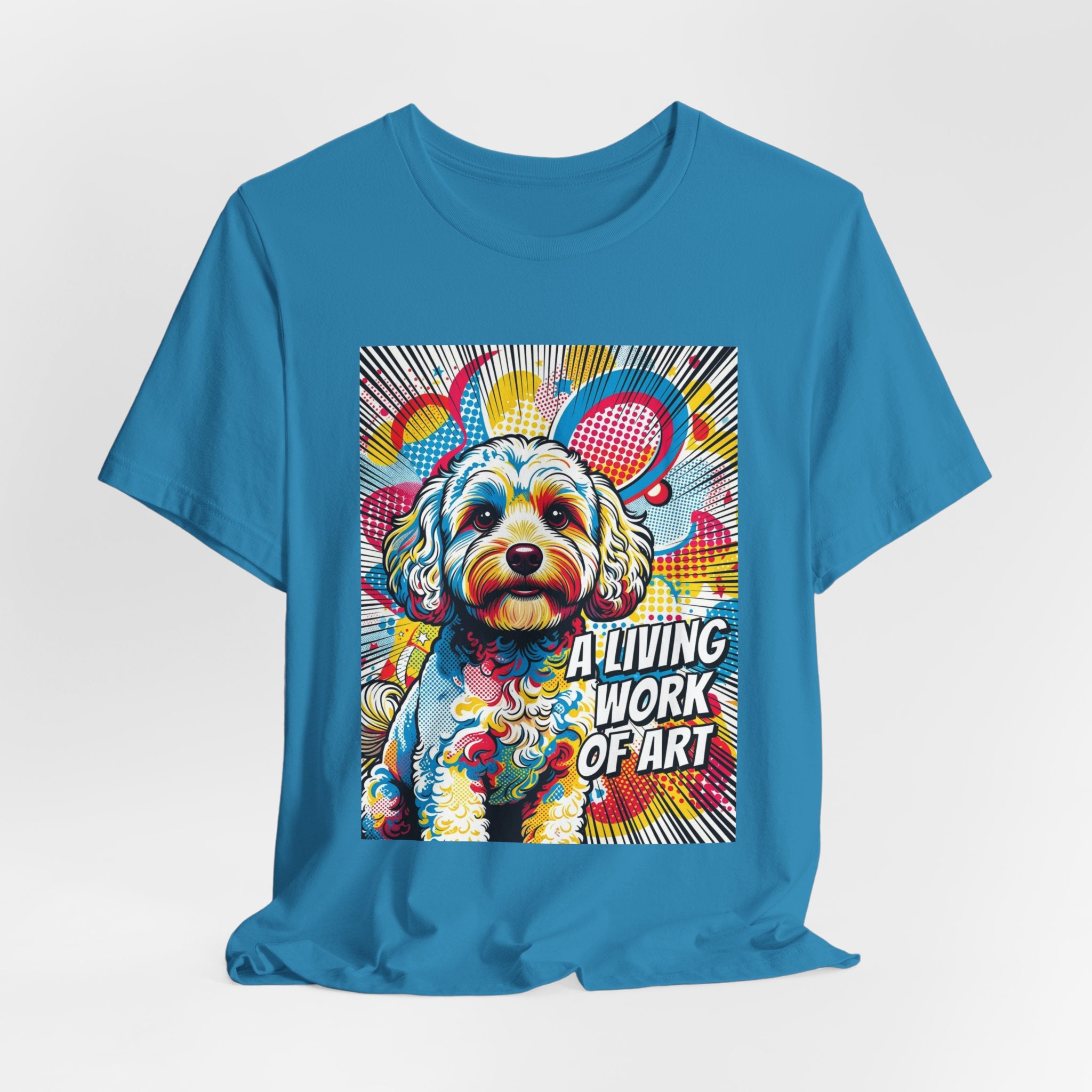 Cavapoo T Shirt | Living Work of Art Collection | Pop Art