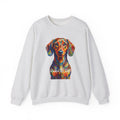 Dachshund Sweatshirt | Living Work of Art Collection | Pointillism Style