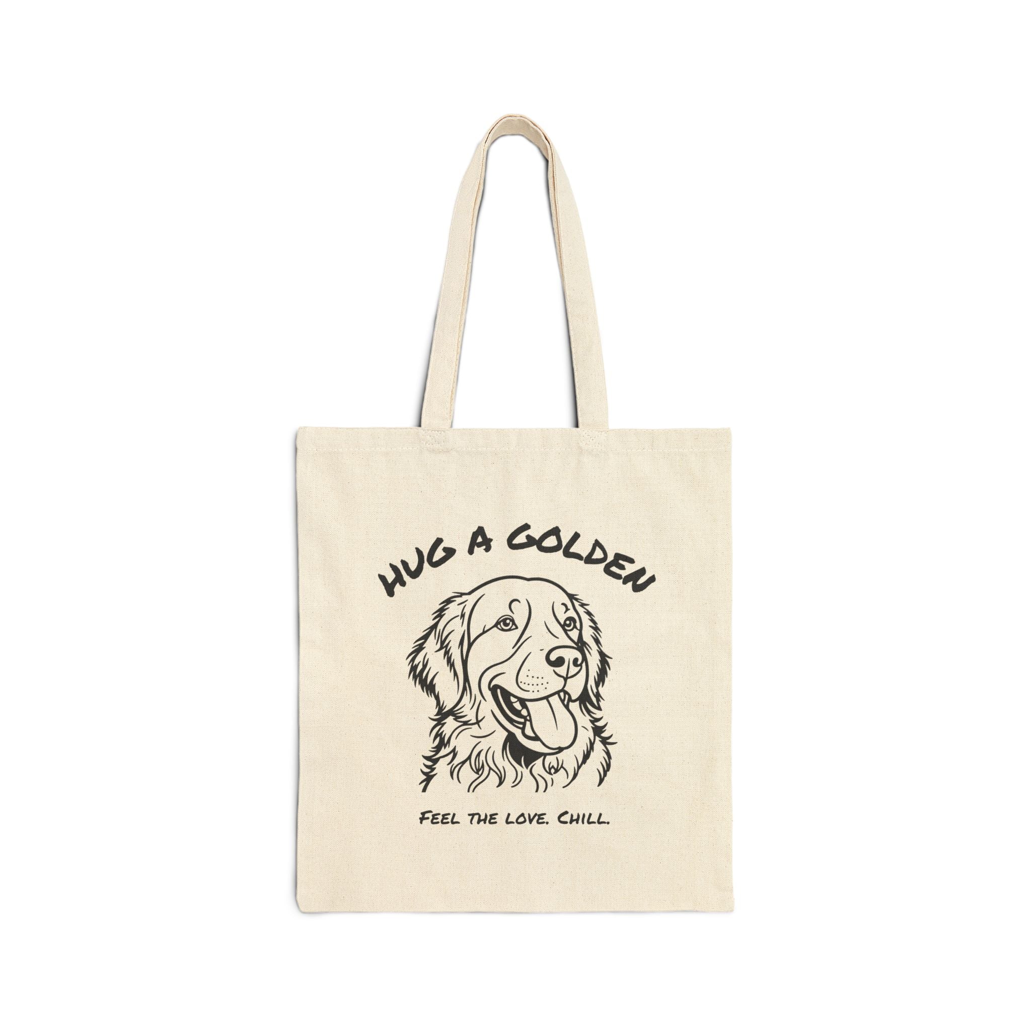 Golden Retriever Tote Bag | Hug a Golden