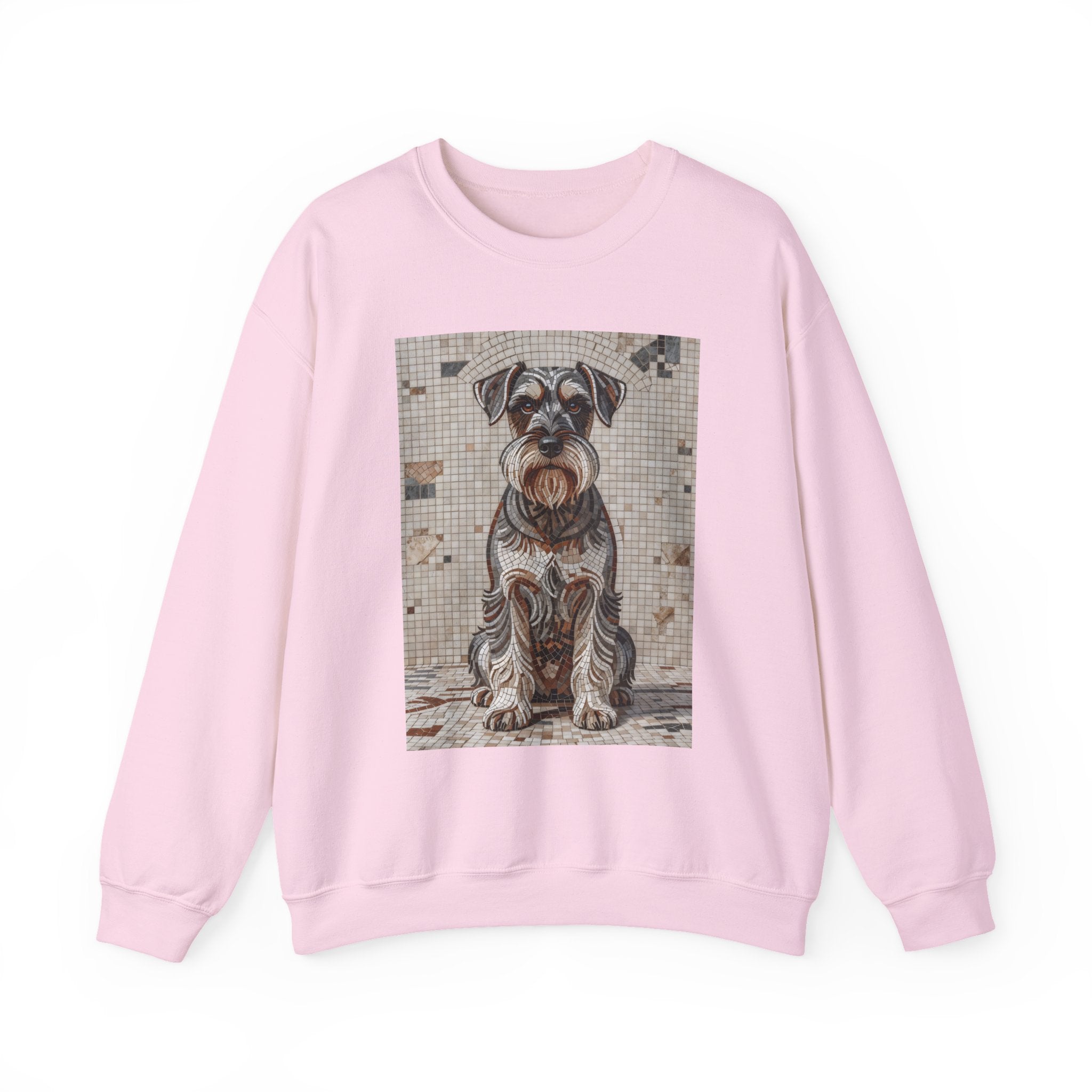 Schnauzer Sweatshirt | Living Work of Art Collection | Mosaic Style