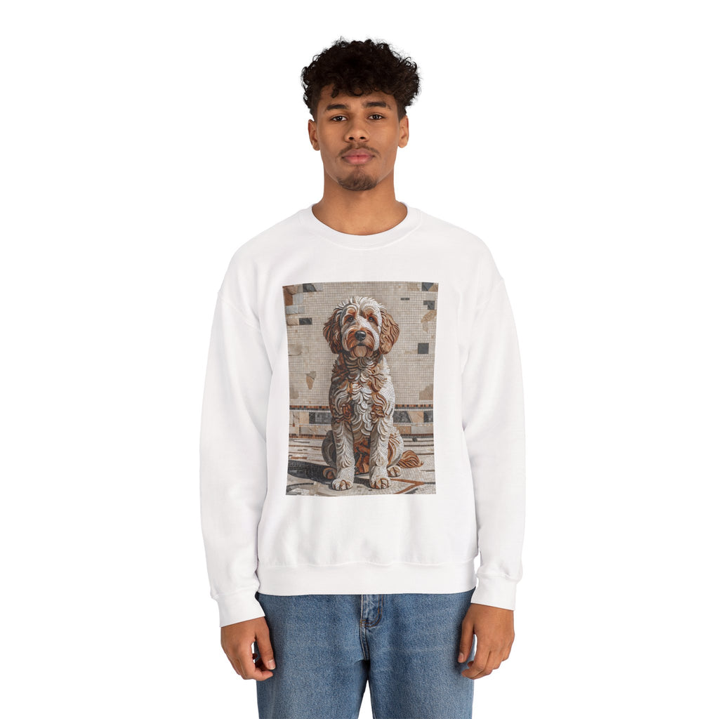 Labradoodle Sweatshirt | Living Work of Art Collection | Mosaic Style