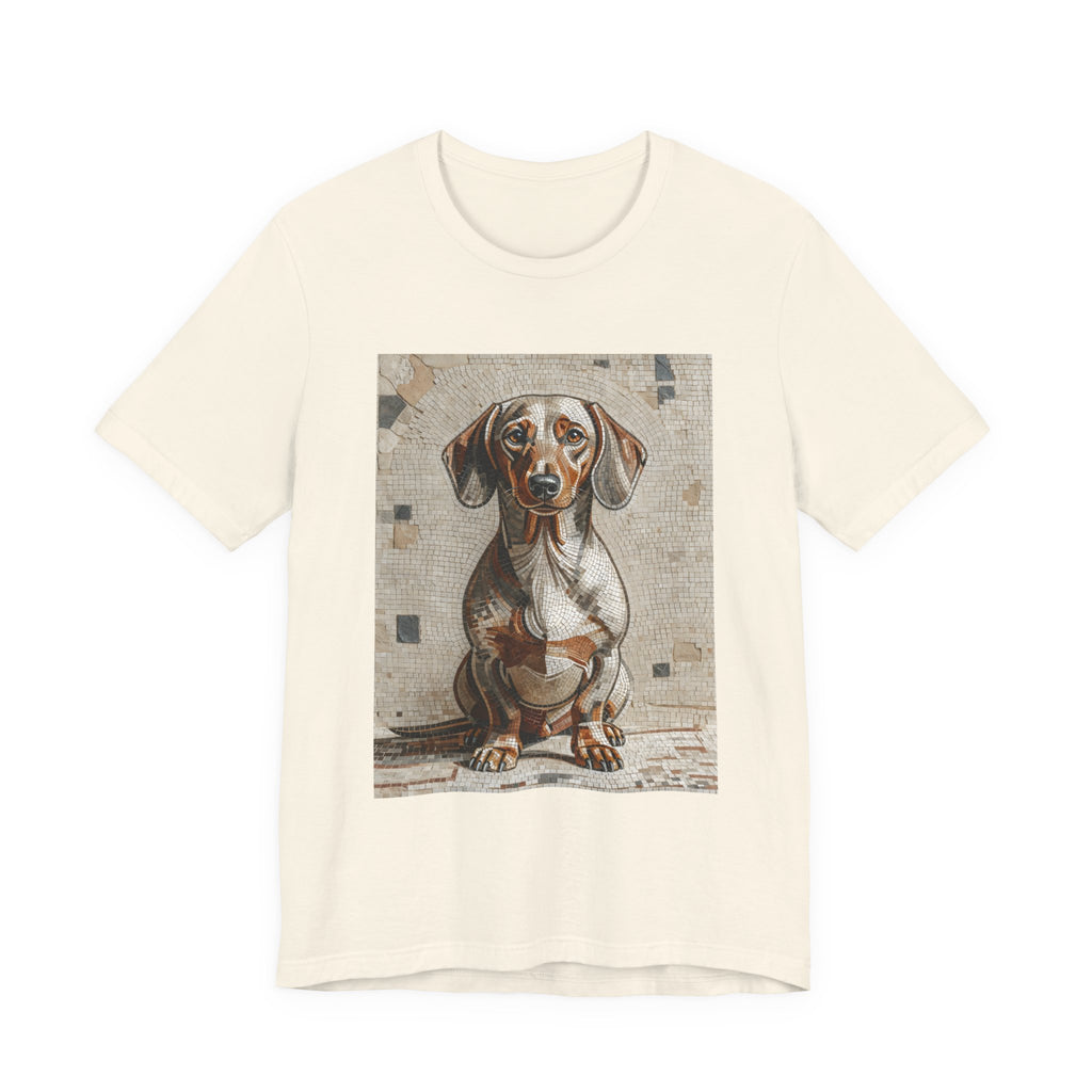 Dachshund T Shirt | Living Work of Art Collection | Mosaic Style