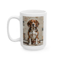 Beagle Coffee Mug | Living Work of Art Collection | Mosaic Style